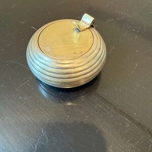 Vintage Silver Plated Flip Top Tobacco Ashtray